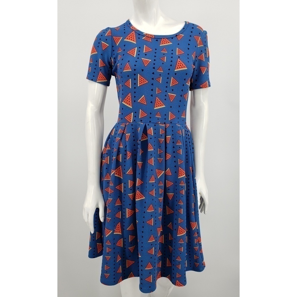 LuLaRoe Watermelon Amelia Dress with Pockets Small